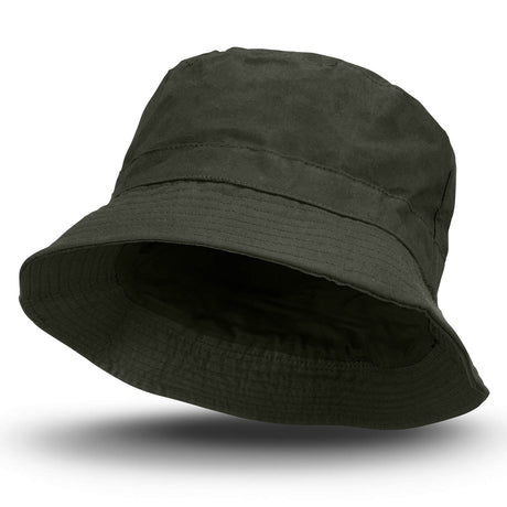 Oilskin Bucket Hat - Embroidered