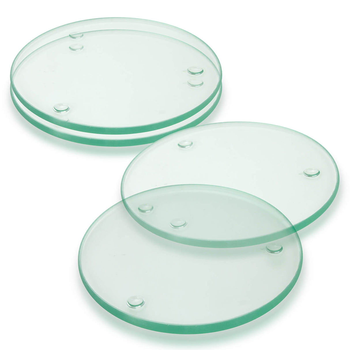 Venice Glass Coaster Set of 4 Round - Full Colour