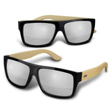 Mirror Lens Sunglasses Bamboo - Printed