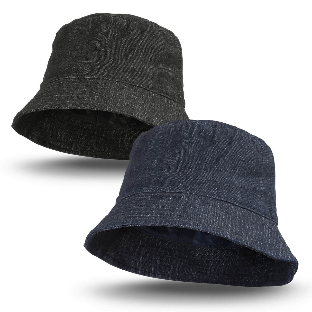 Beverley Denim Bucket Hat - Embroidered