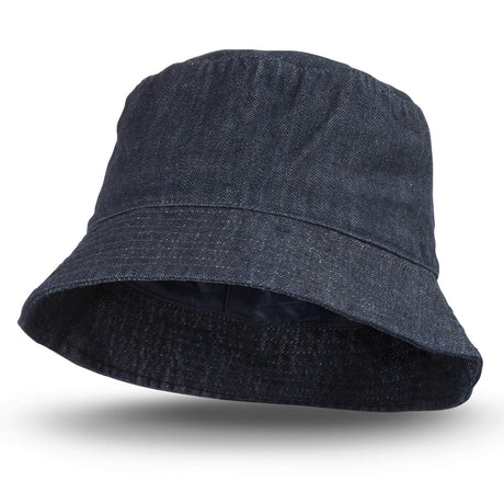 Beverley Denim Bucket Hat - Embroidered