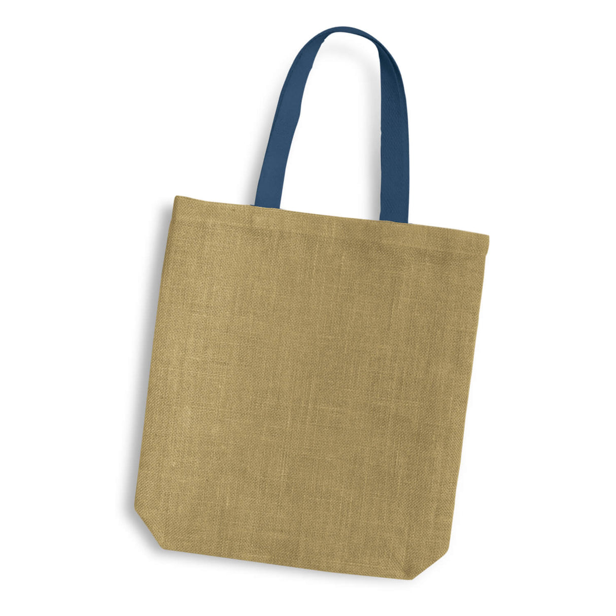 Thera Jute Tote Bag Coloured Handles - Printed