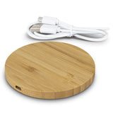 Vita Bamboo Wireless Charger Round - Printed