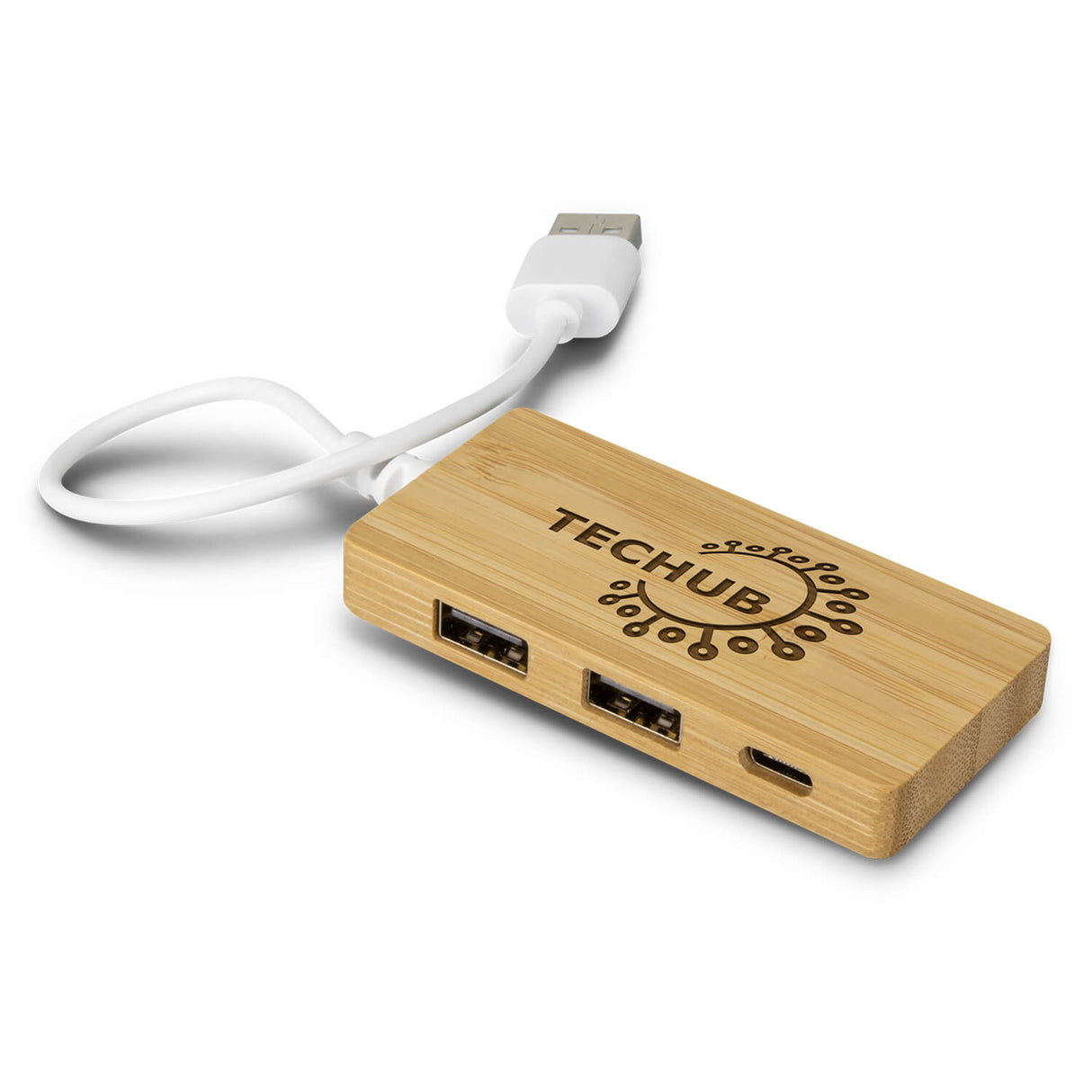 Bamboo USB Hub - Engraved