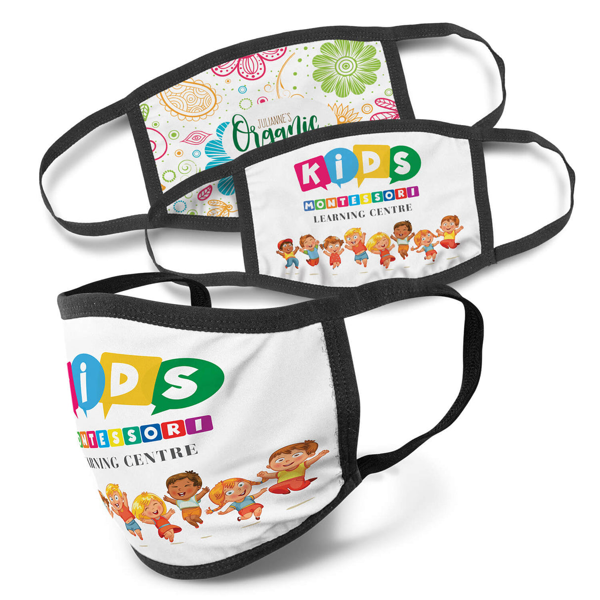 Full Colour 3-Ply Reusable Face Mask - Full Colour Print