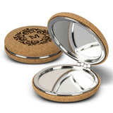 Cork Compact Mirror - Printed