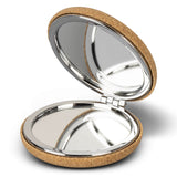 Cork Compact Mirror - Printed