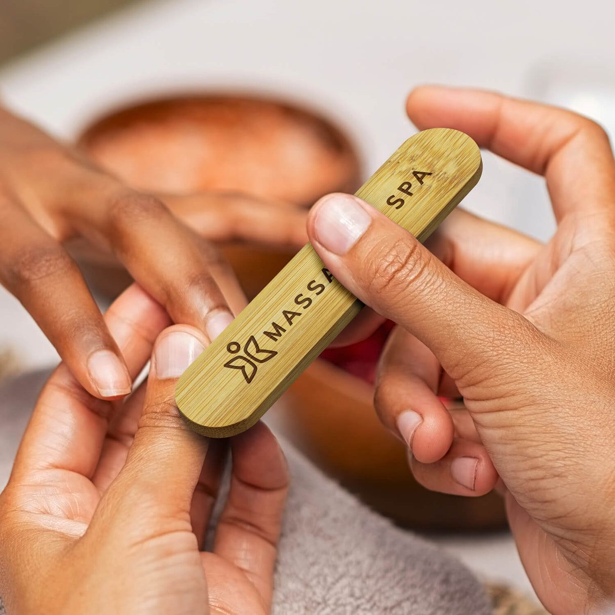 Bamboo Nail File - Printed