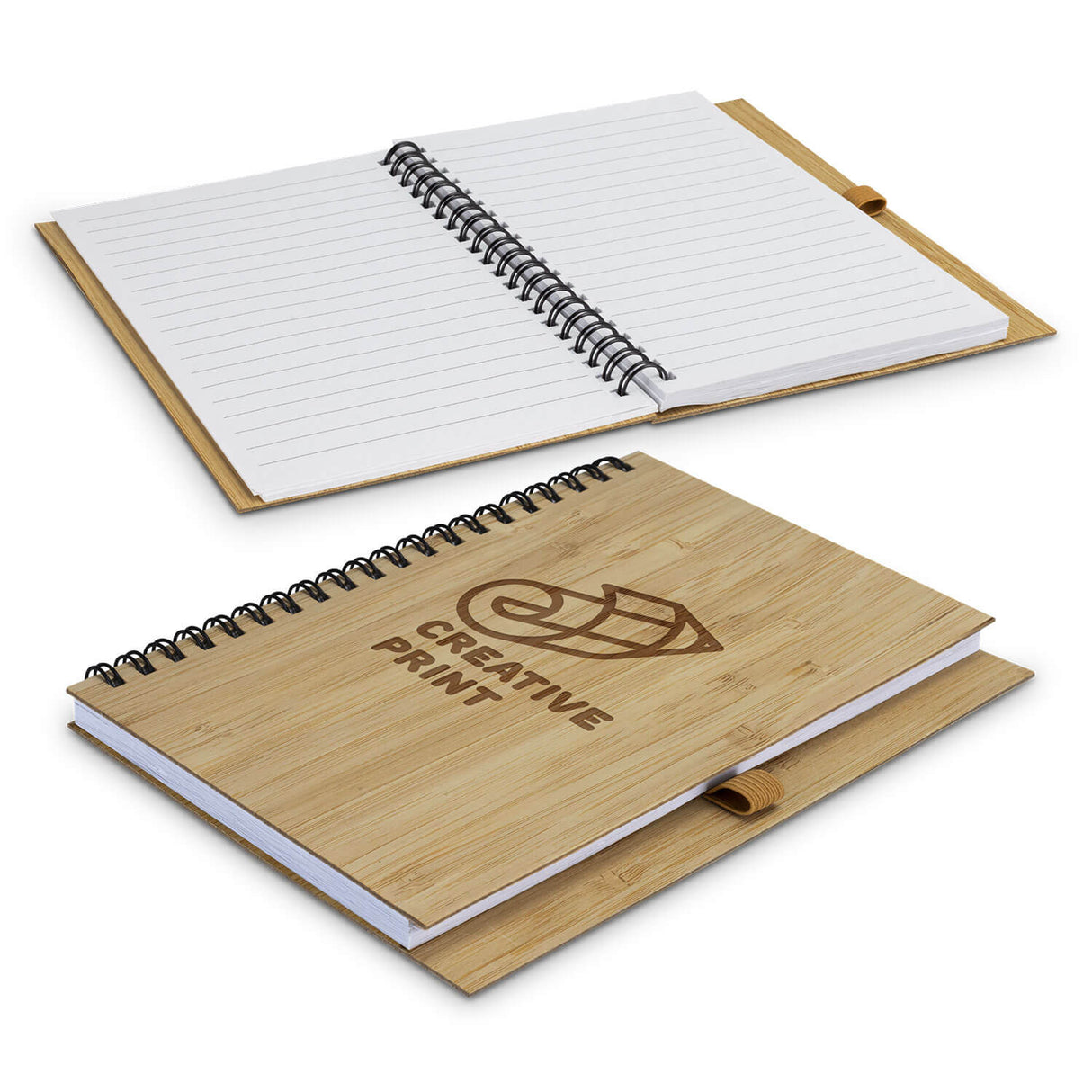 Bamboo Notebook Medium  - Engraved