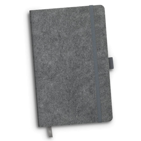 RPET Felt Hard Cover Notebook - Printed