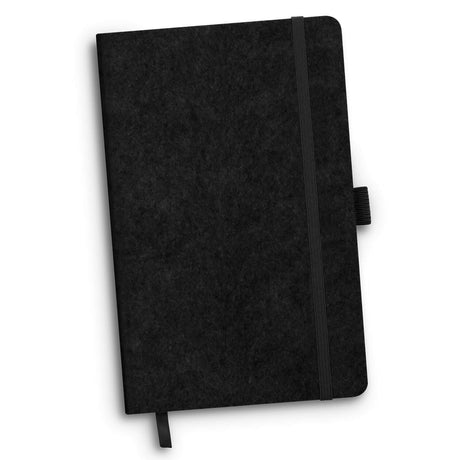 RPET Felt Hard Cover Notebook - Printed