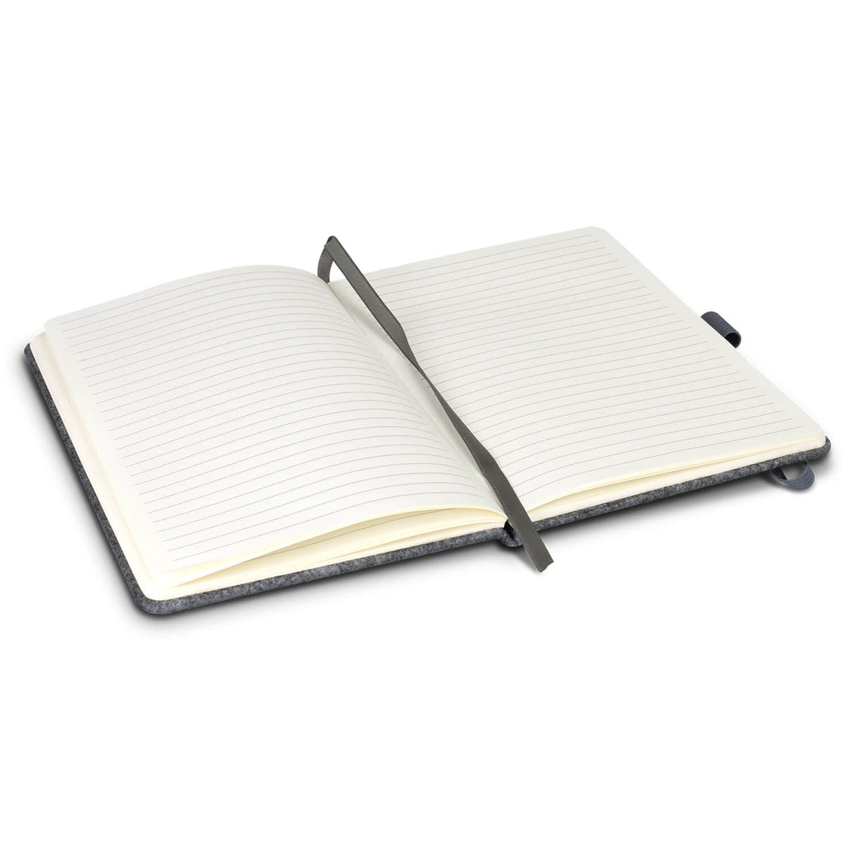 RPET Felt Hard Cover Notebook - Printed