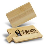 Bamboo Credit Card Flash Drive 8GB - Printed