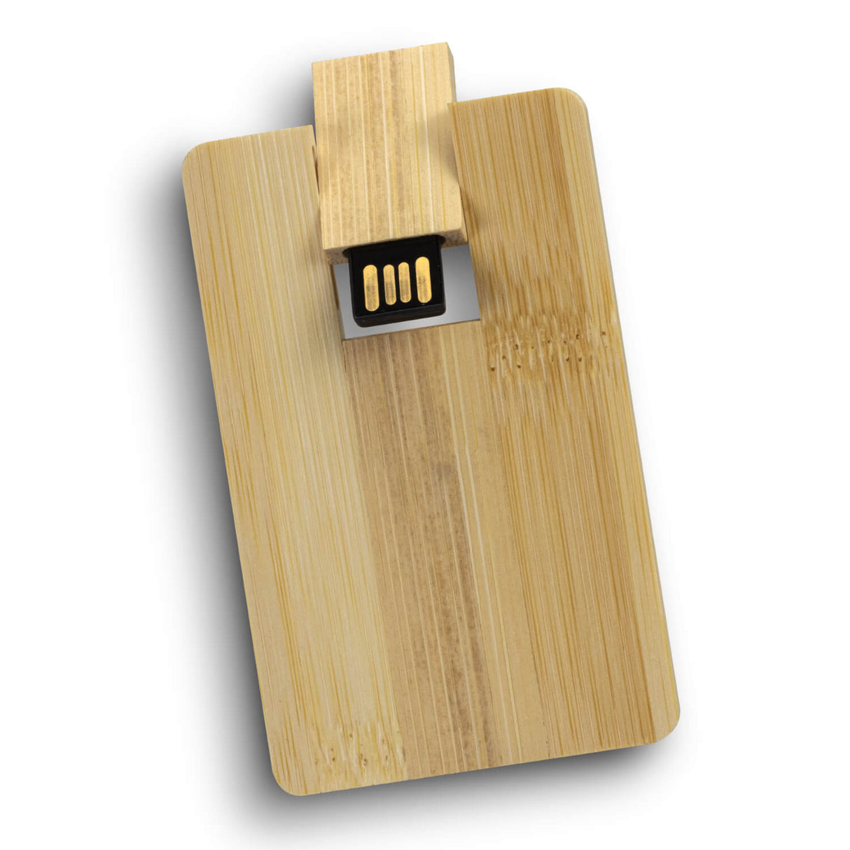 Bamboo Credit Card Flash Drive 8GB - Printed