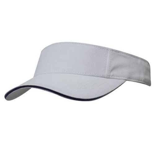 Headwear Brushed Heavy Cotton Visor Cap (4230)