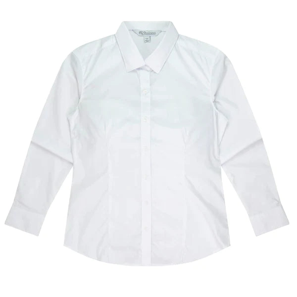 2910L Aussie Pacific Kingswood Ladies Shirt Long Sleeve