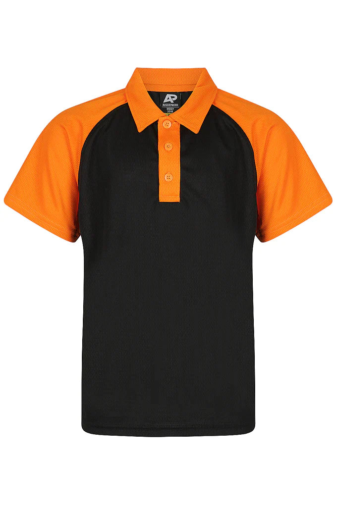 3318 Aussie Pacific Manly Kids Polos Short Sleeve - Dark Colours