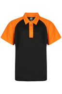 3318 Aussie Pacific Manly Kids Polos Short Sleeve - Dark Colours