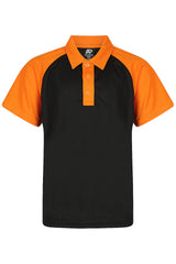 3318 Aussie Pacific Manly Kids Polos Short Sleeve - Dark Colours