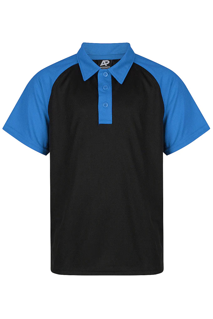 3318 Aussie Pacific Manly Kids Polos Short Sleeve - Dark Colours