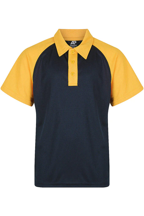 3318 Aussie Pacific Manly Kids Polos Short Sleeve - Dark Colours