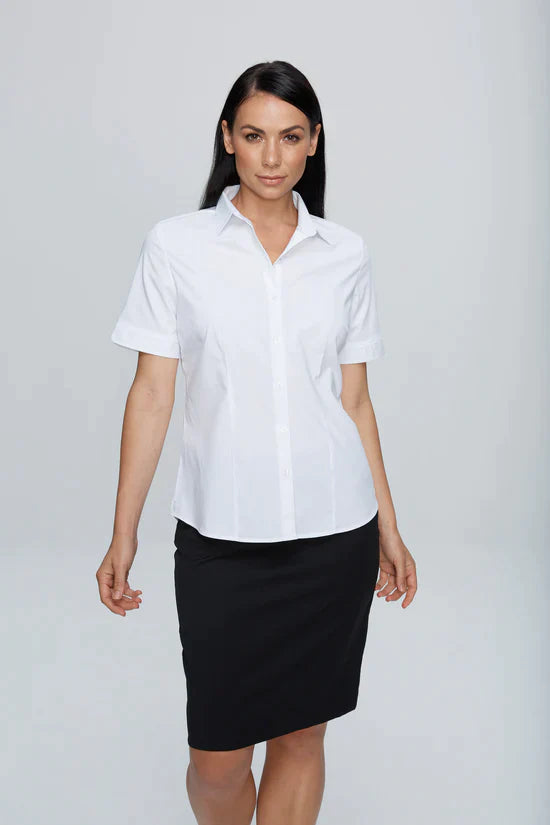 2910S Aussie Pacific Kingswood Ladies Shirt Short Sleeve