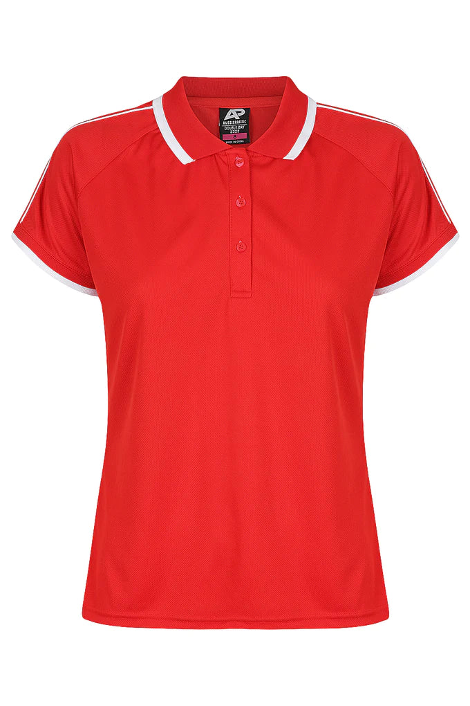 2322 Aussie Pacific Double Bay Ladies Polos Short Sleeve