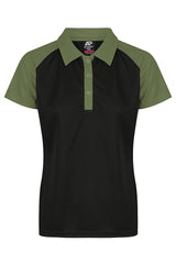 2318 Aussie Pacific Manly Ladies Polos Short Sleeve - Dark Colours