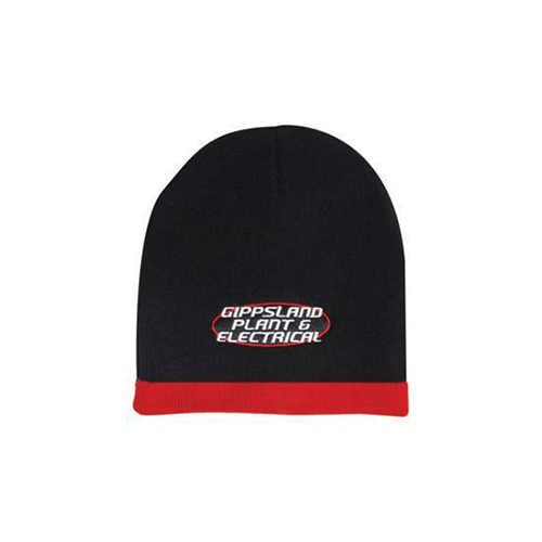 Roll Down Two Tone Acrylic Beanie - Toque Hat