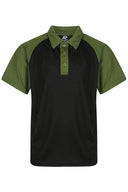 3318 Aussie Pacific Manly Kids Polos Short Sleeve - Dark Colours
