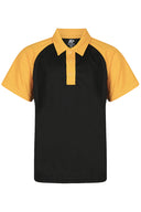 3318 Aussie Pacific Manly Kids Polos Short Sleeve - Dark Colours