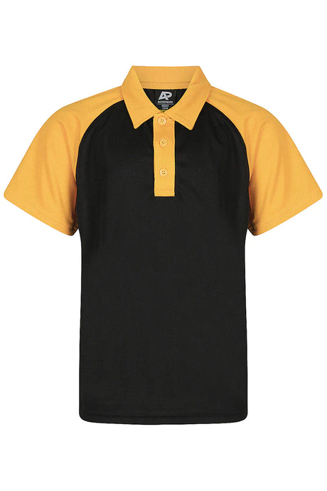 3318 Aussie Pacific Manly Kids Polos Short Sleeve - Dark Colours