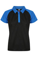 2318 Aussie Pacific Manly Ladies Polos Short Sleeve - Dark Colours