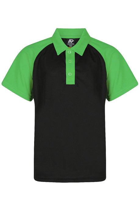 3318 Aussie Pacific Manly Kids Polos Short Sleeve - Dark Colours