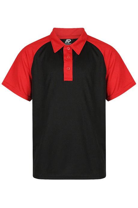 3318 Aussie Pacific Manly Kids Polos Short Sleeve - Dark Colours