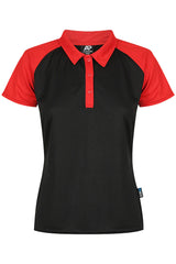 2318 Aussie Pacific Manly Ladies Polos Short Sleeve - Dark Colours