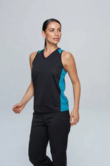 2101 Aussie Pacific Premier Ladies Singlet - Dark Colours