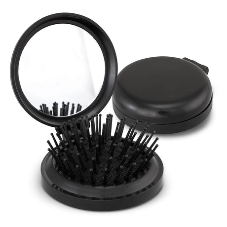 Compact Brush with Mirror - Printed