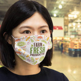 Reusable Face Mask Full Colour - Large - Full Colour Print