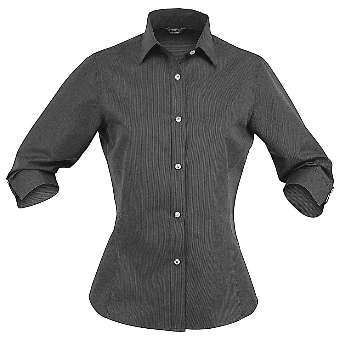 2132 Empire Shirt Ladies 3/4 Sleeve - Embroidered