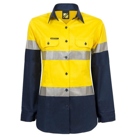 WSL501 Ladies Lightweight Hi Vis Two Tone Long Sleeve