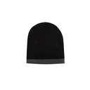 Roll Down Two Tone Acrylic Beanie - Toque Hat