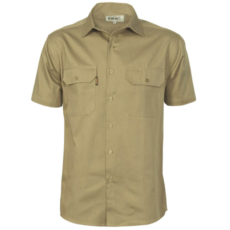 3201 - Work Shirt Cotton Drill Short Sleeve