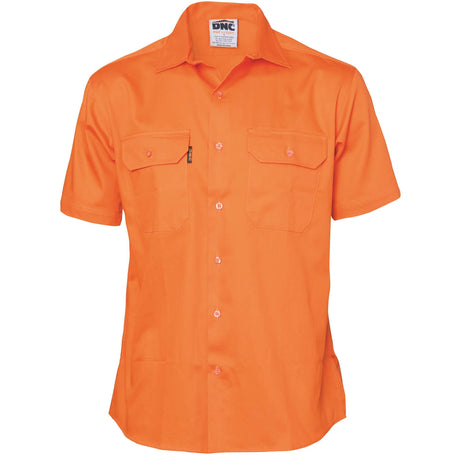 3201 - Work Shirt Cotton Drill Short Sleeve