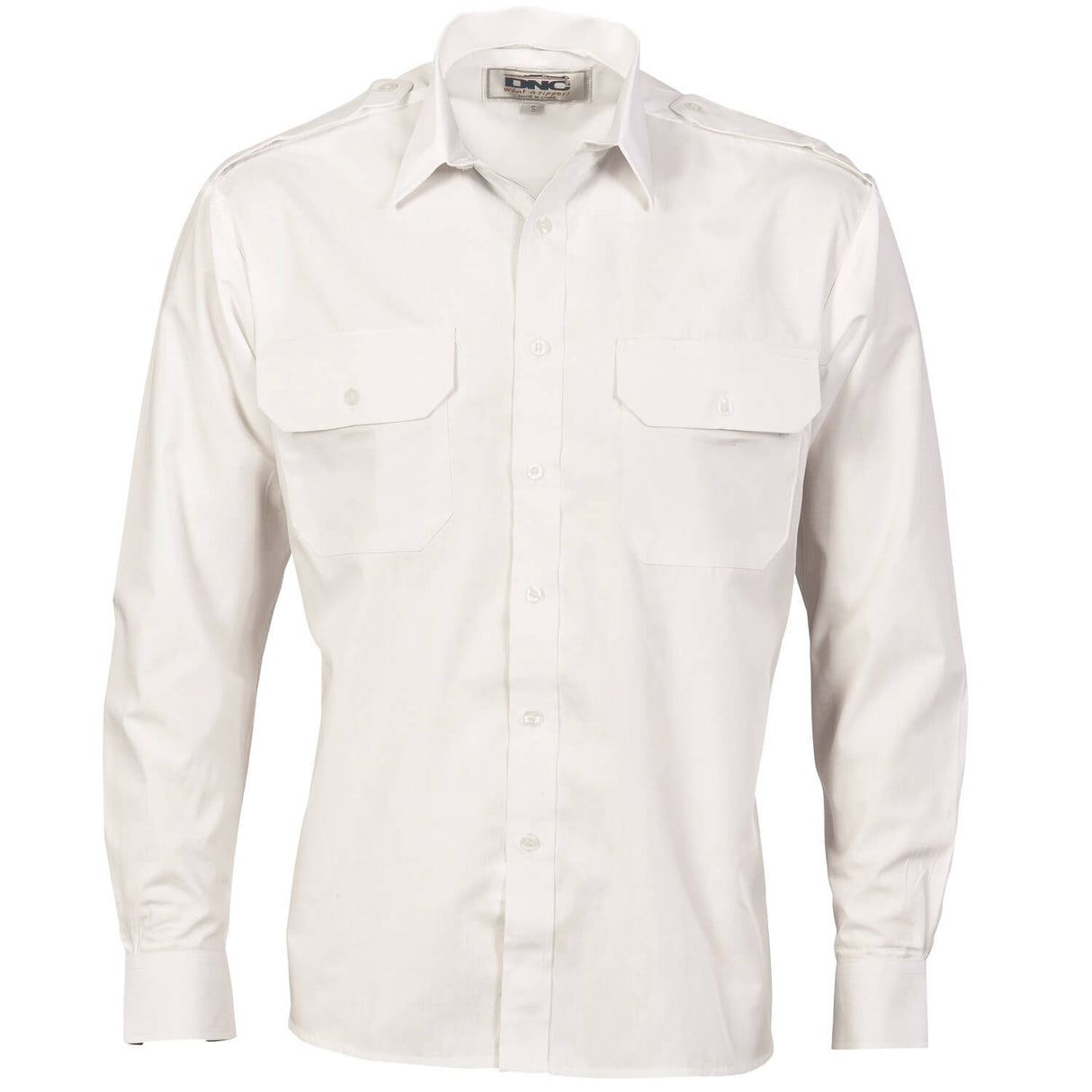 3214 Epaulette Work Shirt Long Sleeve