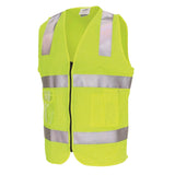 3507 Day/Night Side Panel Safety Vest With CSR Tape