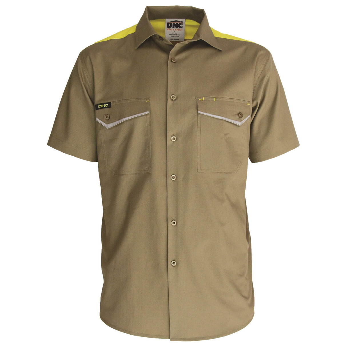 3581 RipStop Cool Cotton Tradies Shirt - Short Sleeve