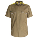 3581 RipStop Cool Cotton Tradies Shirt - Short Sleeve