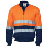 3758 HiVis Cotton Bomber Jacket Taped