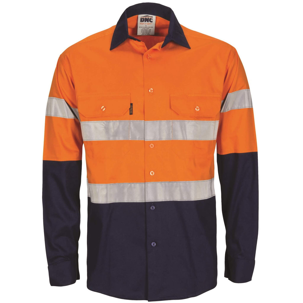 3782 HiVis Cool-Breeze Vertical Vented Shirt Taped